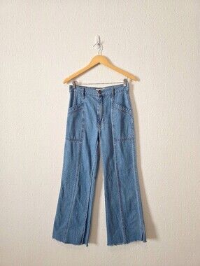 Madewell High Rise Loose Flare Jeans 27